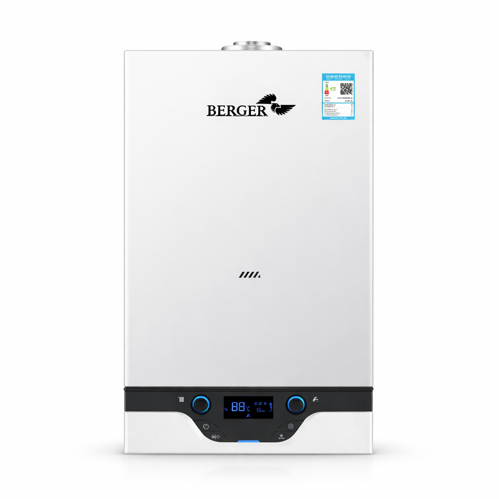 კედლის გაზის ქვაბი - BERGER 20 KW  (30-140 მ²) 